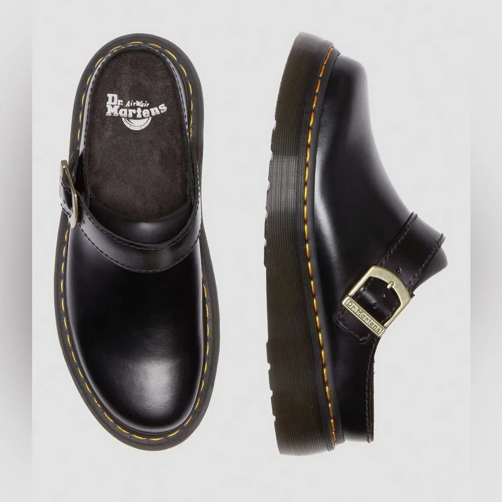 Dr. Martens Laketen Atlas Leather Slingback Platform Mule Clogs Men’s 12 NWT